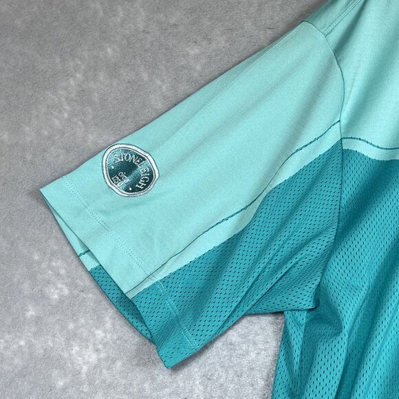 Nike Golf Dri-Fit Performance Polo Shirt Men’s XL Green Mesh Vented Sides - Picture 4 of 12